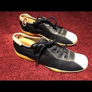 Prada Suede Nylon Sneakers Authentic
